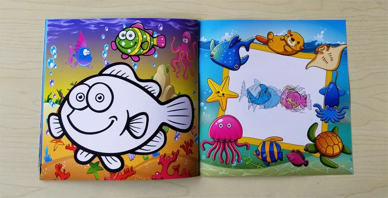Cartoon Sea Coloring DIY Children's Puzzle Movable Magic Coloring Book School Office Supplies
Cartoon Sea Coloring DIY Children's Puzzle Movable Magic Coloring Book School Office Supplies