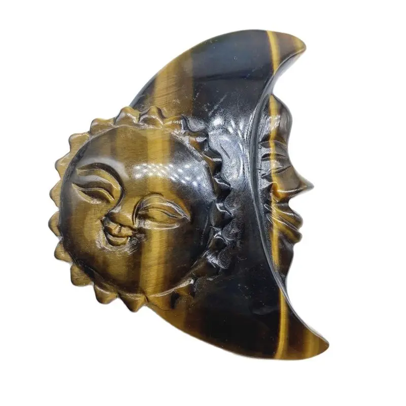 Wholesale Natural Yellow Tiger Eye Stone Hand Carving Moon Sun Crystal Fashion Jewelry
Wholesale Natural Yellow Tiger Eye Stone Hand Carving Moon Sun Crystal Fashion Jewelry