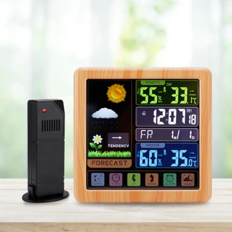 

LCD Electronic Wireless Digital Temperature Humidity Meter Thermometer Hygrometer Indoor Outdoor Weather Station TS-3310