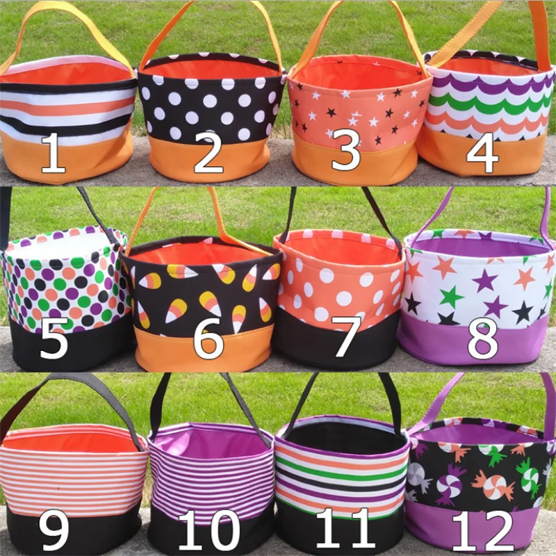 New Halloween Party Supplies Decoration Printed Canvas Pumpkin Halloween Candy Basket Barrels Pack
New Halloween Party Supplies Decoration Printed Canvas Pumpkin Halloween Candy Basket Barrels Pack