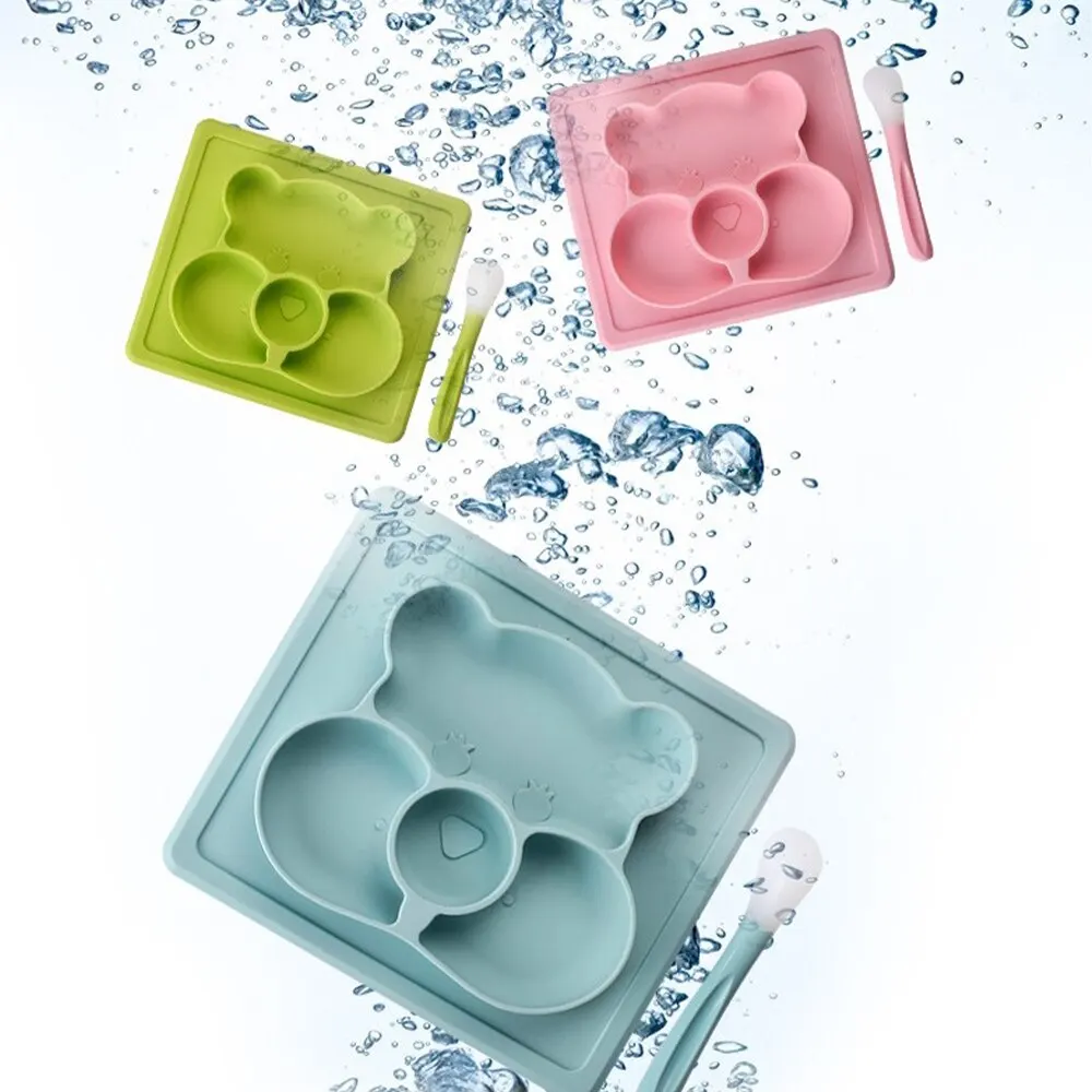 Suction Feeding Tableware Slip Resistant Learning Feeding Tableware 1set Bear Shaped Baby Waterproof Training Dinner Plate
Suction Feeding Tableware Slip Resistant Learning Feeding Tableware 1set Bear Shaped Baby Waterproof Training Dinner Plate