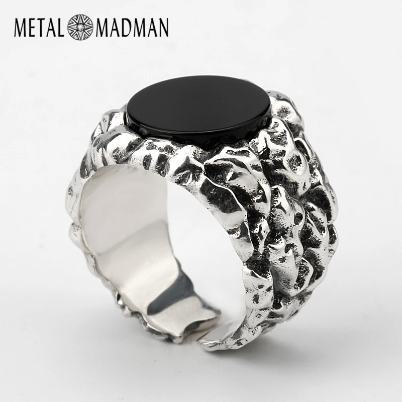 925 Sterling Silver Men Ring with Black Agate Stone Do The Old Depth Engraving Vintage Adjustable Ring for Men Fine Jewelry
925 Sterling Silver Men Ring with Black Agate Stone Do The Old Depth Engraving Vintage Adjustable Ring for Men Fine Jewelry