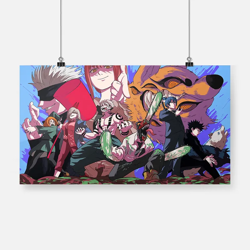 Jujutsu Kaisen Chainsaw Anime Canvas Painting Decor Wall Art Pictures Bedroom Study Home Living Room Decoration Prints Poster 
Jujutsu Kaisen Chainsaw Anime Canvas Painting Decor Wall Art Pictures Bedroom Study Home Living Room Decoration Prints Poster