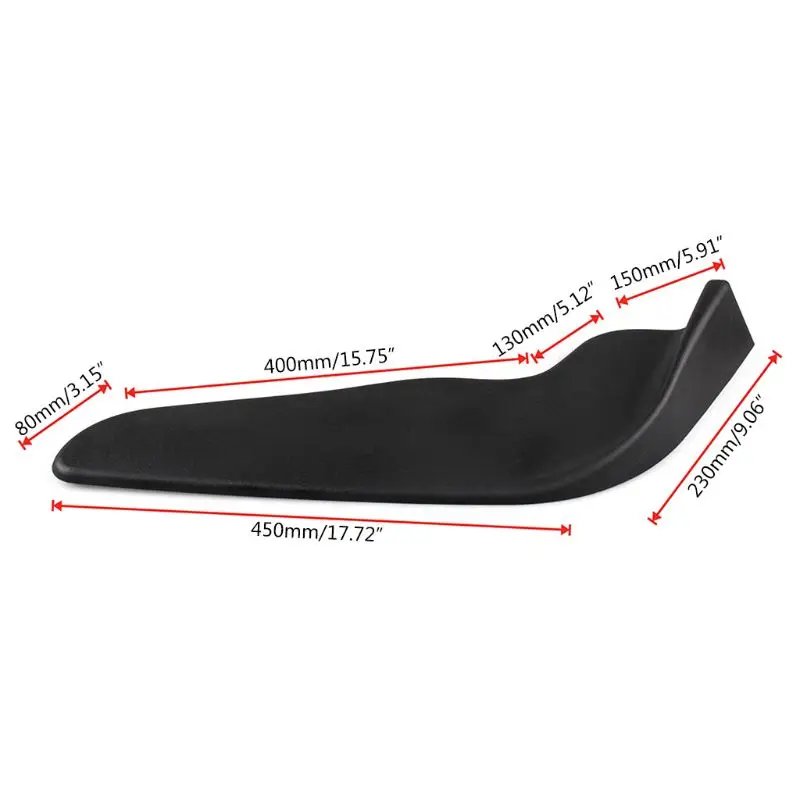 2Pcs Universal Car Rear Bumper Lip Winglets Side Skirt Splitter Diffuser Protect
2Pcs Universal Car Rear Bumper Lip Winglets Side Skirt Splitter Diffuser Protect