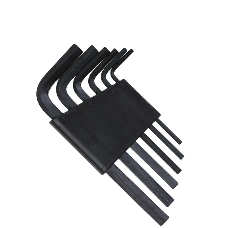 6 pcs Mini Hexagon Hex Allen Key Set Carbon steel Wrench Screwdriver Hand Tool Kit Bicycle Repair Tool 2mm-6mm
6 pcs Mini Hexagon Hex Allen Key Set Carbon steel Wrench Screwdriver Hand Tool Kit Bicycle Repair Tool 2mm-6mm