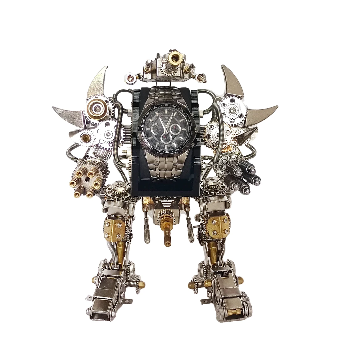 DIY Mechanical Taurus Humanoid Mech Metal Model Kits 3D Assembly Watch Holder Crafts Home Gift Decor
DIY Mechanical Taurus Humanoid Mech Metal Model Kits 3D Assembly Watch Holder Crafts Home Gift Decor