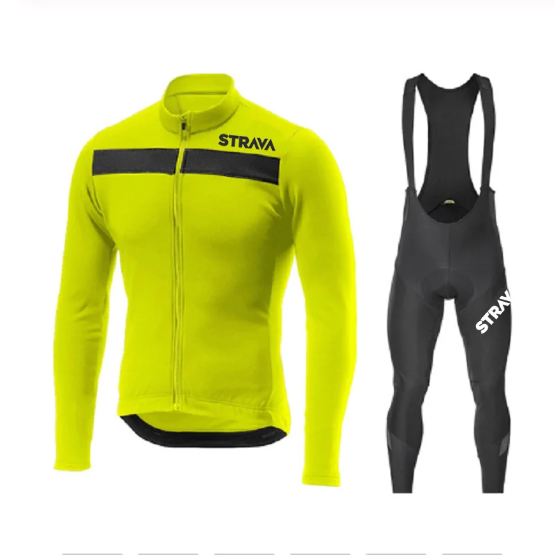 STRAVA Cycling Set 2021 Bicycle Team Pro Autumn Breathable Shirts for Men Full Sleeve Bicycle Team Males' Cycling Uniform
STRAVA Cycling Set 2021 Bicycle Team Pro Autumn Breathable Shirts for Men Full Sleeve Bicycle Team Males' Cycling Uniform