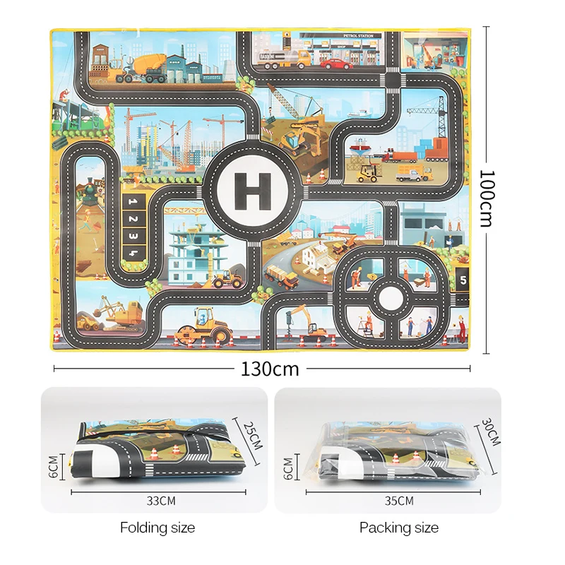 Thicken Urban Construction Engineering Team Outdoor Picnic Mat Car Game Mat Baby Crawling Mat Play Game Mat Toys Children Mat
Thicken Urban Construction Engineering Team Outdoor Picnic Mat Car Game Mat Baby Crawling Mat Play Game Mat Toys Children Mat
