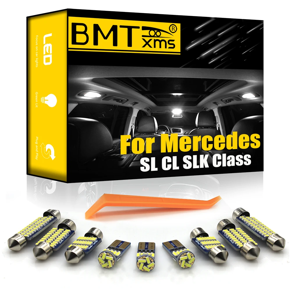 

BMTxms For Mercedes Benz SL CL SLK Class R129 R230 W215 W216 R170 R171 R172 Canbus Vehicle LED Bulb Interior Dome Map Light Kit