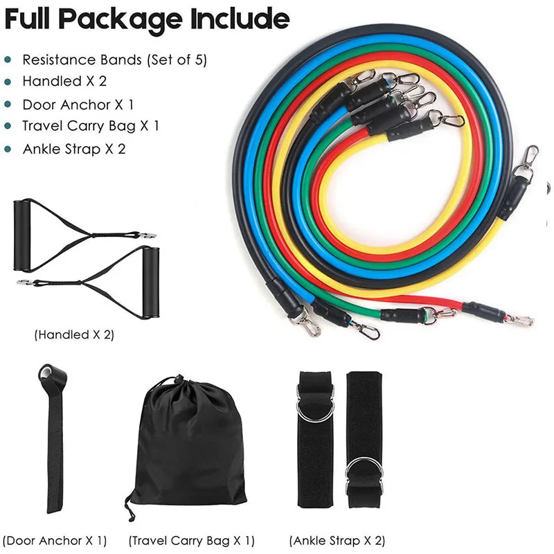 17/12/11Pcs Latex Resistance Bands Yoga Pull Rope Expander Fitness Equipment Elastic Bands for Fitness Exercise Drop Shipping
17/12/11Pcs Latex Resistance Bands Yoga Pull Rope Expander Fitness Equipment Elastic Bands for Fitness Exercise Drop Shipping