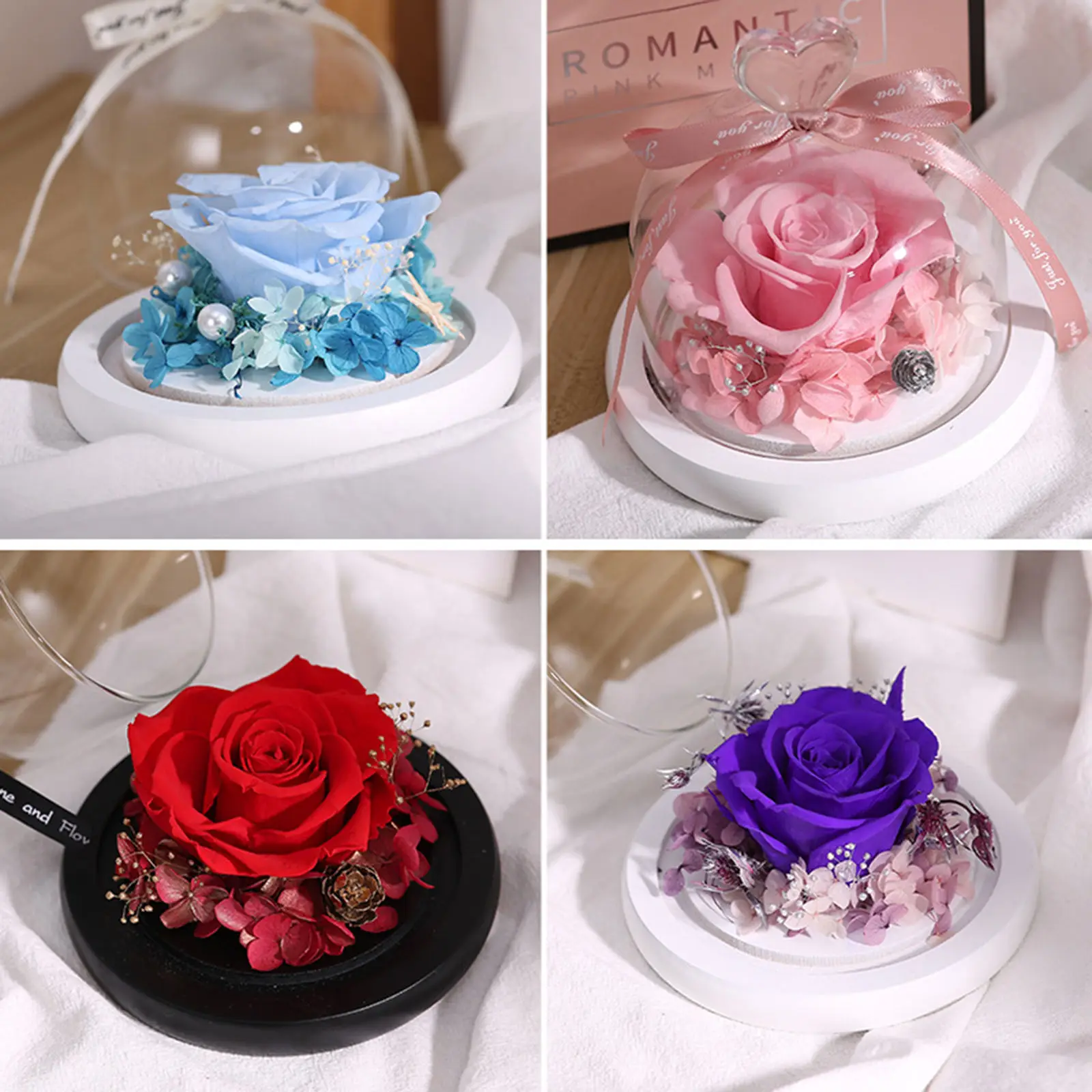 Forever Rose Flower Fresh Festive Preserved Immortal in Glass Creative Gift card holder flores wedding dried
Forever Rose Flower Fresh Festive Preserved Immortal in Glass Creative Gift card holder flores wedding dried