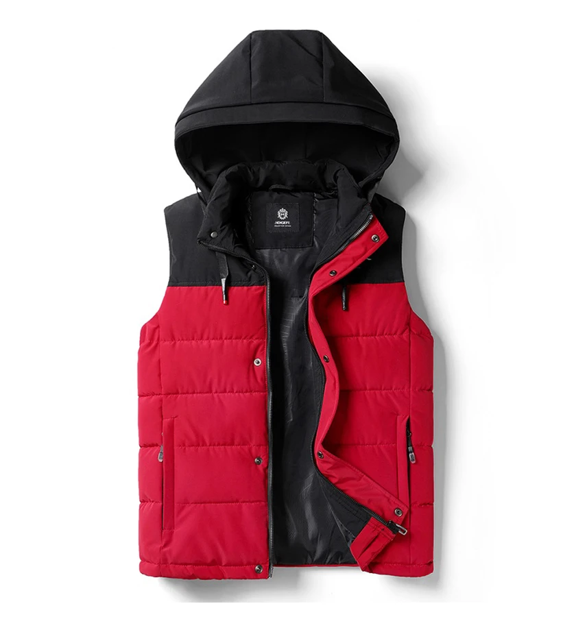 Men 2021 Autumn Thick Hooded Sleeveless Vest Jacket Waistcoat Men Winter Outwear Fashion Casual Warm Cotton Vests veste homme
Men 2021 Autumn Thick Hooded Sleeveless Vest Jacket Waistcoat Men Winter Outwear Fashion Casual Warm Cotton Vests veste homme