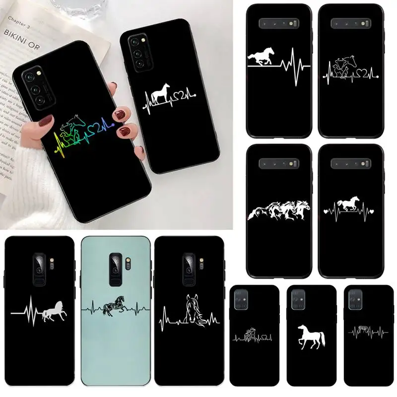 Horse Pony Horse Heartbeat Soft Silicone Black Phone Case for Samsung S20 plus Ultra S6 S7 edge S8 S9 plus S10 5G lite 2020
Horse Pony Horse Heartbeat Soft Silicone Black Phone Case for Samsung S20 plus Ultra S6 S7 edge S8 S9 plus S10 5G lite 2020