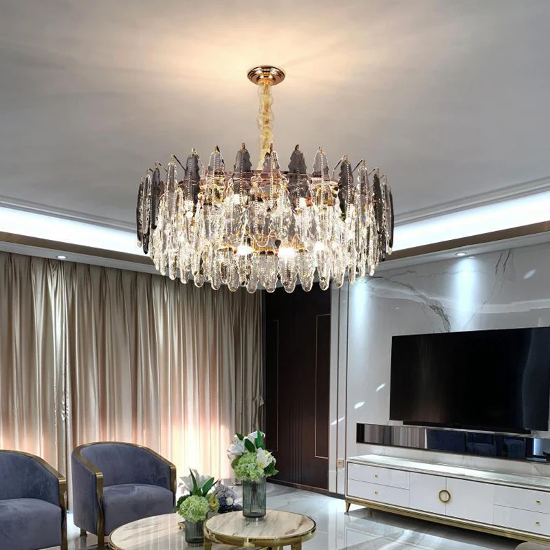 Modern Luxury Crystal Dining Room LED Pendant Lights Nordic Art Living Room Atmospheric Household Pendant Lamp Bedroom Lighting
Modern Luxury Crystal Dining Room LED Pendant Lights Nordic Art Living Room Atmospheric Household Pendant Lamp Bedroom Lighting