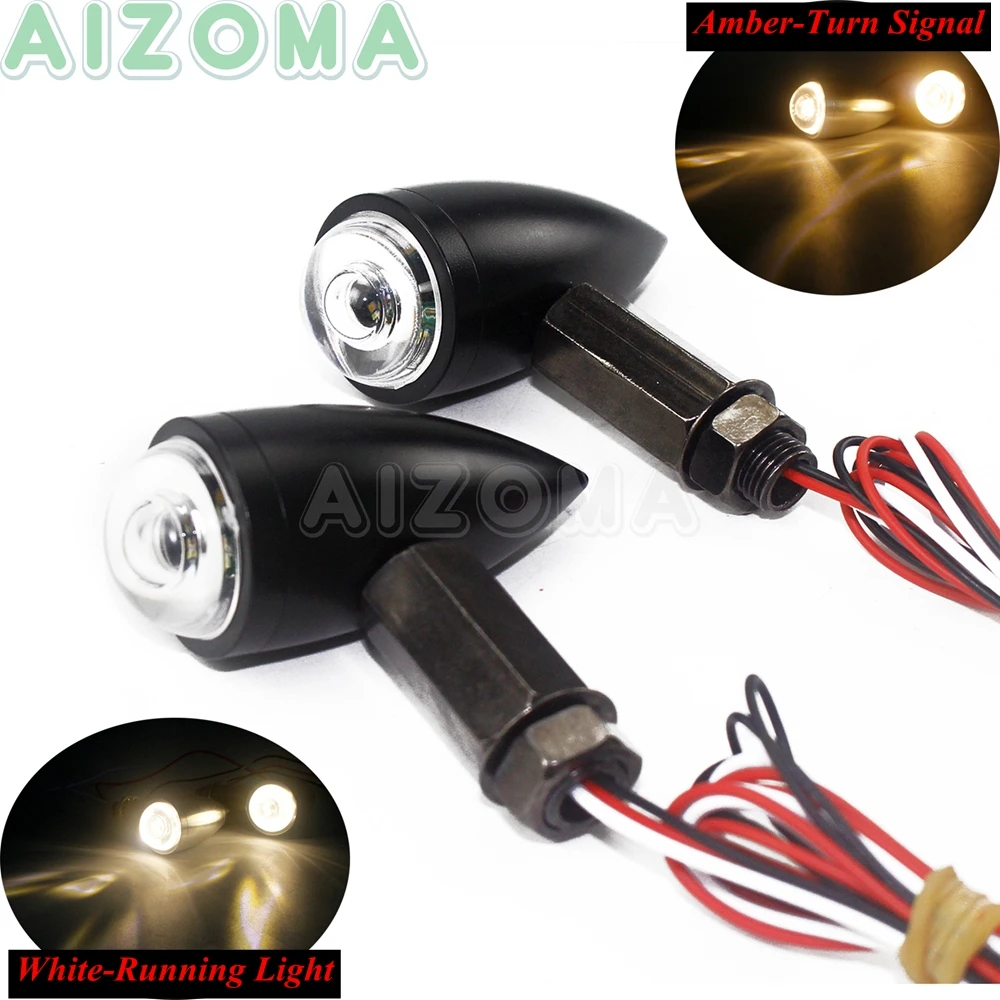 Motorcycle Black 2 in 1 LED Turn Signal For Harley Chopper Bobber Custom Amber Blinker Indicator w/ DRL Running Lights Universal
Motorcycle Black 2 in 1 LED Turn Signal For Harley Chopper Bobber Custom Amber Blinker Indicator w/ DRL Running Lights Universal
