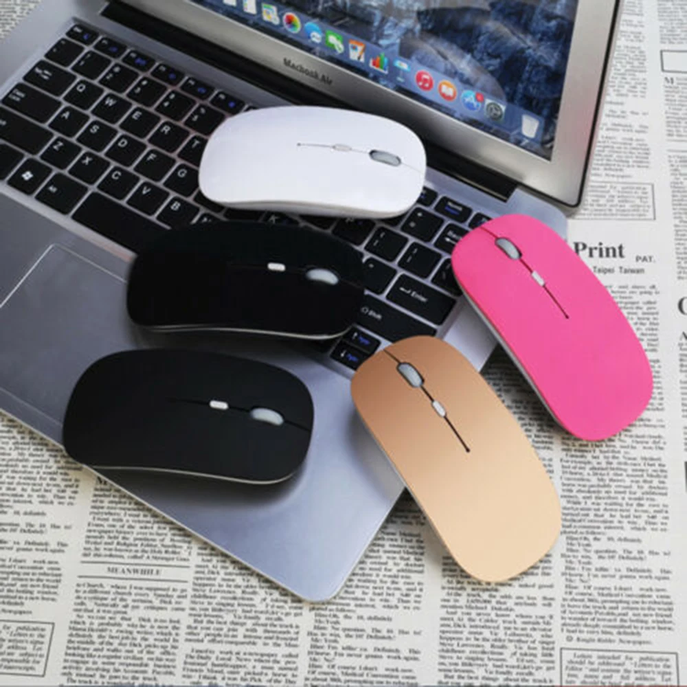 2019 New 2.4GHz Rechargeable Wireless Mouse Silent Button Ultra Thin USB Optical Mice
2019 New 2.4GHz Rechargeable Wireless Mouse Silent Button Ultra Thin USB Optical Mice