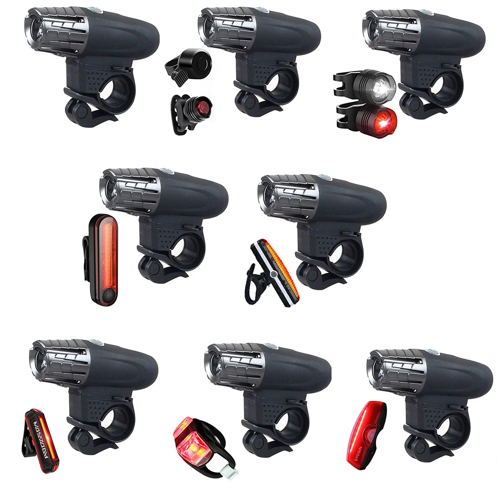 USB Rechargeable 300 Lumens Mountain Bike Safety Light Bicycle Headlamp Tail Lights Waterproof
USB Rechargeable 300 Lumens Mountain Bike Safety Light Bicycle Headlamp Tail Lights Waterproof