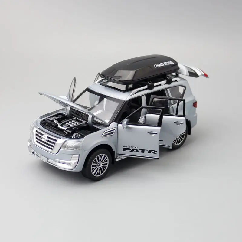 1:32 Scale/Diecast Metal Toy Model/Japan Nissan Patrol SUV/Sound & Light Car/Pull Back/Educational Collection/Gift
1:32 Scale/Diecast Metal Toy Model/Japan Nissan Patrol SUV/Sound & Light Car/Pull Back/Educational Collection/Gift