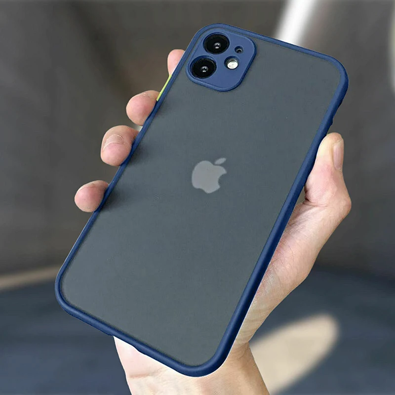 Luxury Matte Armor Bumper Clear Case For iPhone 13 11 12 Pro Max Mini X Xs XR 7 8 Plus SE 2 2020 Silicone Shockproof Hard Cover
Luxury Matte Armor Bumper Clear Case For iPhone 13 11 12 Pro Max Mini X Xs XR 7 8 Plus SE 2 2020 Silicone Shockproof Hard Cover