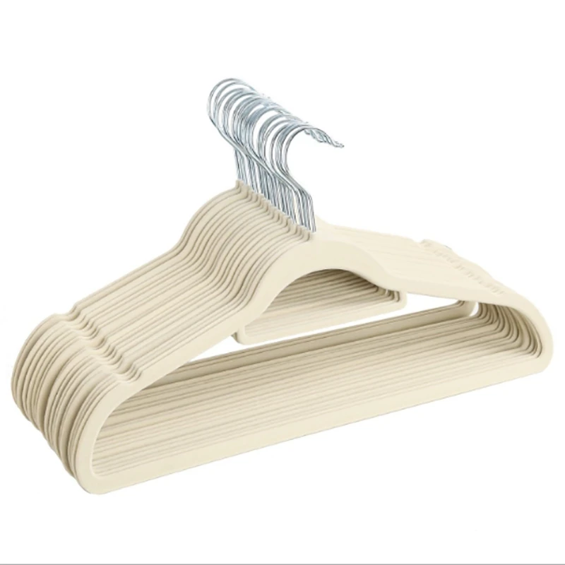 10 Pcs Flocking Hanger Non-Slip Plastic Flocking Velvet Coat Flocked Custom Hanger Seamless Drying Rack
10 Pcs Flocking Hanger Non-Slip Plastic Flocking Velvet Coat Flocked Custom Hanger Seamless Drying Rack