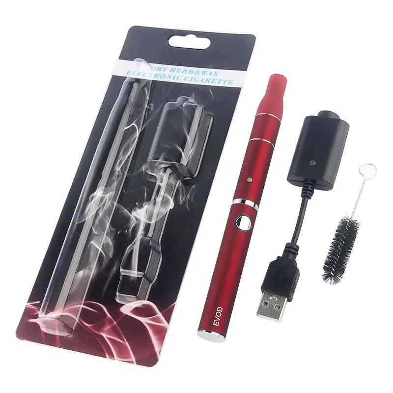 

Dry Herb Vaporizer Evod Ago Blister Kit Dry Wax Vape Pen 650mah 510 Battery G5 Herbal Tank Atomizer Ego Mini Starter Kits