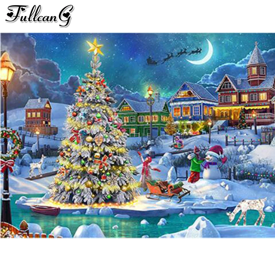 DIY Diamond Painting New Arrival Winter Christmas Tree Mosaic Embroidery Landscape Cross Stitch Pictures Home Decoration AA3146
DIY Diamond Painting New Arrival Winter Christmas Tree Mosaic Embroidery Landscape Cross Stitch Pictures Home Decoration AA3146