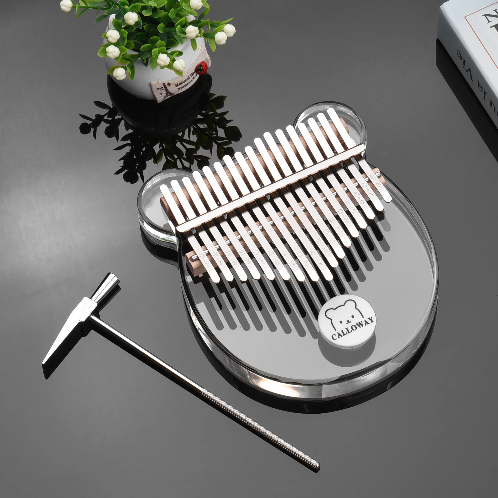 Portable 17-Key Transparent Acrylic Kalimba C Tone Crystal Clear Thumb Piano Finger Piano Built-in Colored Lighting Module
Portable 17-Key Transparent Acrylic Kalimba C Tone Crystal Clear Thumb Piano Finger Piano Built-in Colored Lighting Module