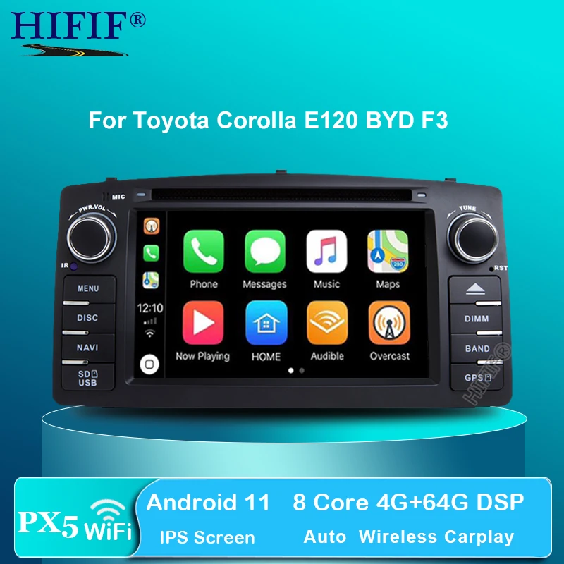 DSP Android 10 4G 2 Din Car GPS For Toyota Corolla E120 BYD F3 multimedia player radio stereo auto touch screen
DSP Android 10 4G 2 Din Car GPS For Toyota Corolla E120 BYD F3 multimedia player radio stereo auto touch screen