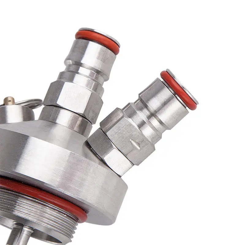Mini Keg Beer Dispenser Stainless Steel Growler Spear Tap Home Brewing Tool P7Ding 
Mini Keg Beer Dispenser Stainless Steel Growler Spear Tap Home Brewing Tool P7Ding