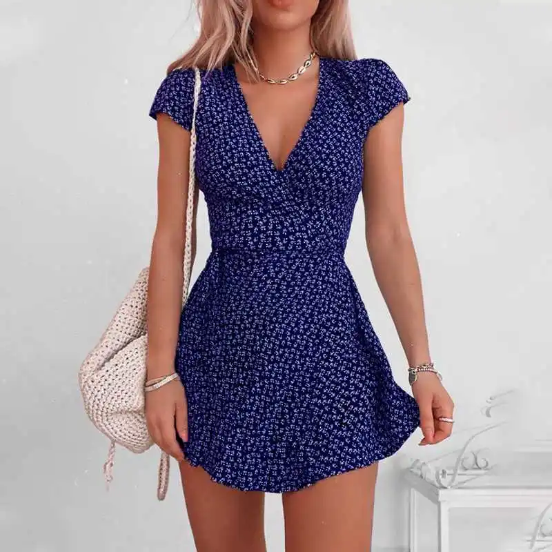 2021 V-neck Polka Dot Dress Women Short Sleeve Boho High Waist Beach Wear A Line Dresses Summer Clothing 5XL Plus Size
2021 V-neck Polka Dot Dress Women Short Sleeve Boho High Waist Beach Wear A Line Dresses Summer Clothing 5XL Plus Size