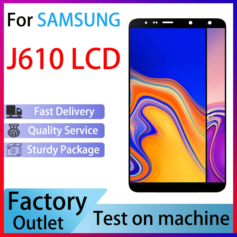 ЖК-дисплей 6,0 дюйма для SAMSUNG Galaxy J6 Plus J6 + J610 J610F J610FN J415, ЖК-дисплей с сенсорным экраном и дигитайзером в сборе, запасные части
ЖК-дисплей 6,0 дюйма для SAMSUNG Galaxy J6 Plus J6 + J610 J610F J610FN J415, ЖК-дисплей с сенсорным экраном и дигитайзером в сборе, запасные части