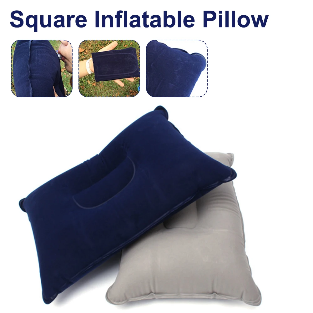 Portable Inflatable Pillow Travel Air Cushion Double Sided Flocking Cushion Camp Beach Car Plane Hotel Head Rest Bed Sleep
Portable Inflatable Pillow Travel Air Cushion Double Sided Flocking Cushion Camp Beach Car Plane Hotel Head Rest Bed Sleep