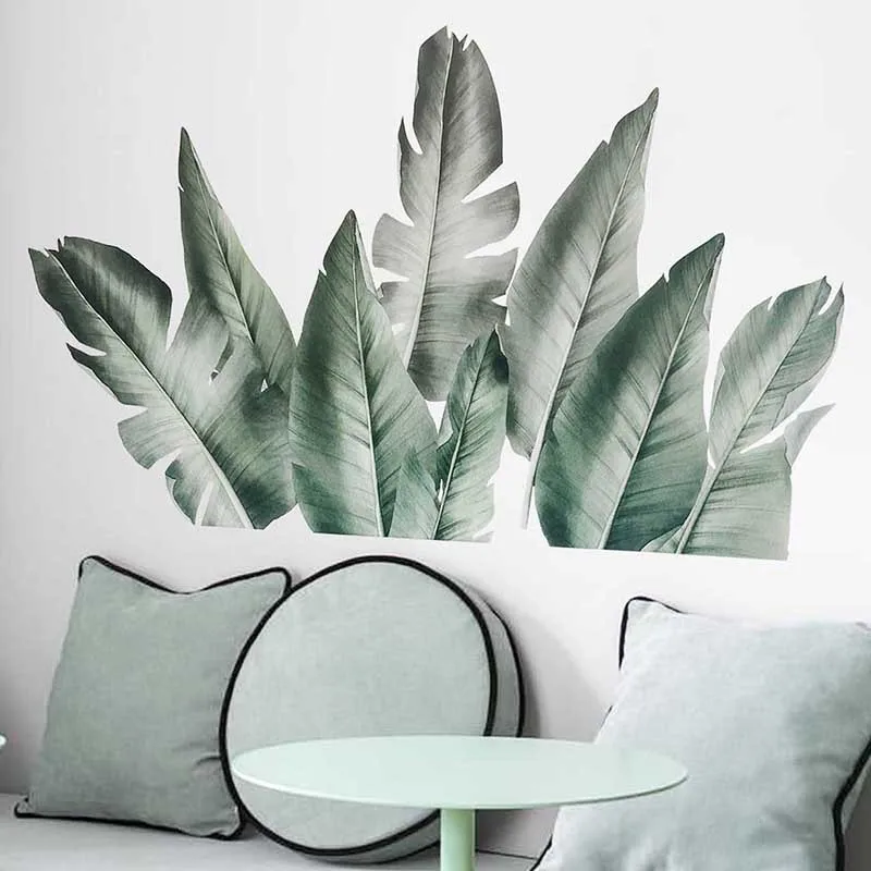 Large Nordic Banana Leaf Wall Stickers for Living room Bedroom Sofa Wall Decor Art Wall Decals PVC Vinyl Murals Home Decor
Large Nordic Banana Leaf Wall Stickers for Living room Bedroom Sofa Wall Decor Art Wall Decals PVC Vinyl Murals Home Decor