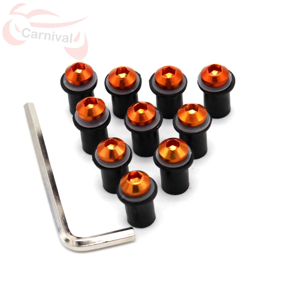 5mm 10Ps Motorcycle Windshield Nut Screw Kit For BMW R1200GS S1000RR F800GS ADVENTURE 1200 GS 1200
5mm 10Ps Motorcycle Windshield Nut Screw Kit For BMW R1200GS S1000RR F800GS ADVENTURE 1200 GS 1200