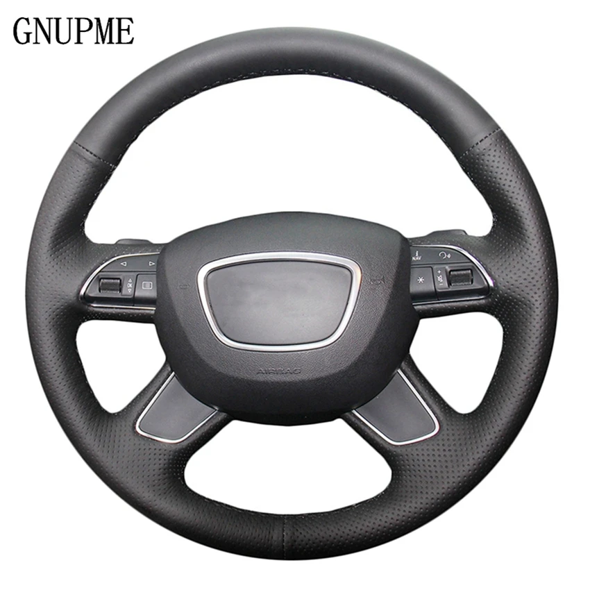Black Soft Artificial Leather Car Steering Wheel Covers Case for Audi A6 (C7) 2012-2016 A8 2011-2016 S8 2013 Q7 2013-2015
Black Soft Artificial Leather Car Steering Wheel Covers Case for Audi A6 (C7) 2012-2016 A8 2011-2016 S8 2013 Q7 2013-2015