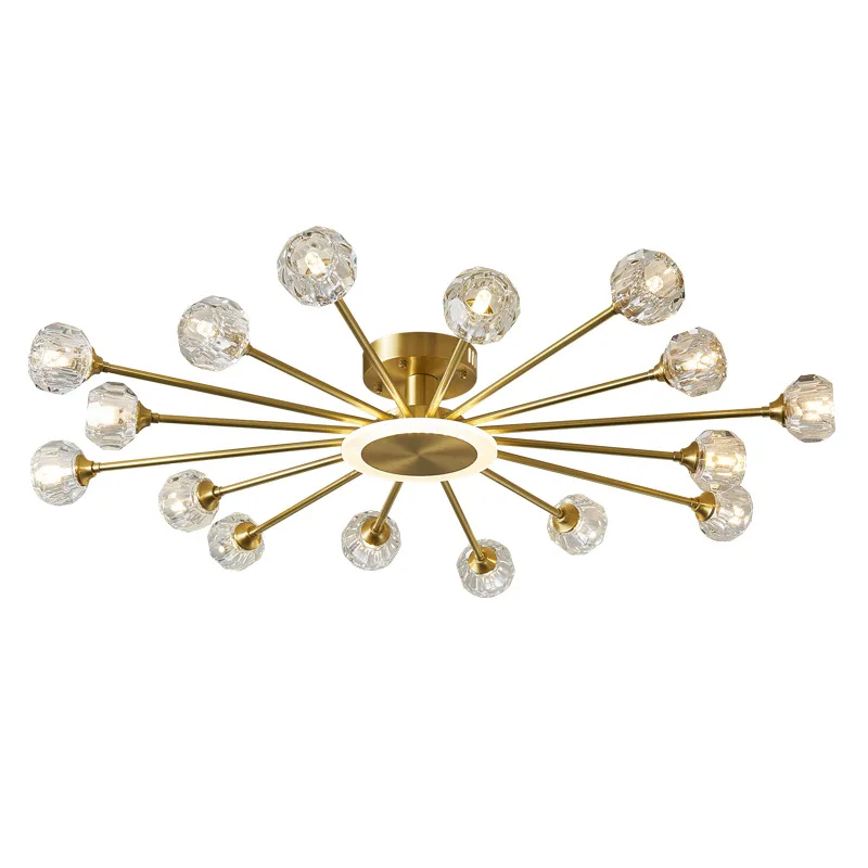 New crystal ceiling lamps for living room 2021 nordic branch round ceiling chandelier bedroom dining room decor indoor lighting
New crystal ceiling lamps for living room 2021 nordic branch round ceiling chandelier bedroom dining room decor indoor lighting