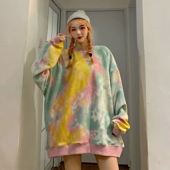 2020 Spring Women Clothes Hoodies Teen Street Harajuku Hip Hop Pastel Sweatshirt for Women Printing Loose Leisure Hoodie Bts
2020 Spring Women Clothes Hoodies Teen Street Harajuku Hip Hop Pastel Sweatshirt for Women Printing Loose Leisure Hoodie Bts