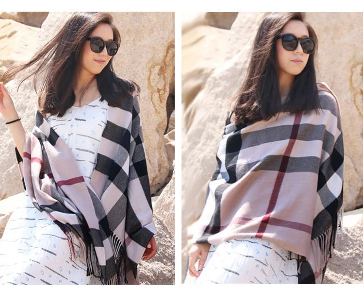 Autumn and Winter New Scarf Female British Bagh Bristled Cashmere Scarf Shawl Dual-use Thick Couple Scarf
Autumn and Winter New Scarf Female British Bagh Bristled Cashmere Scarf Shawl Dual-use Thick Couple Scarf
