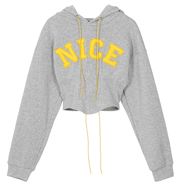 Autumn Winter Long Sleeve Hoodie Top Hooded Fleece Female Letters Sweatshirt Decals Relaxed Joker
Autumn Winter Long Sleeve Hoodie Top Hooded Fleece Female Letters Sweatshirt Decals Relaxed Joker
