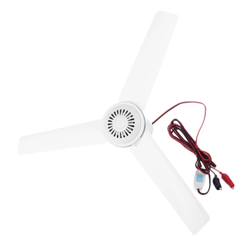 12V 24V Mute Ceiling Fan 19.6inch Camping Tent Silent Hanging Fan with Switch 4.7m Power Cable for Outdoor Hiking Bed Home
12V 24V Mute Ceiling Fan 19.6inch Camping Tent Silent Hanging Fan with Switch 4.7m Power Cable for Outdoor Hiking Bed Home