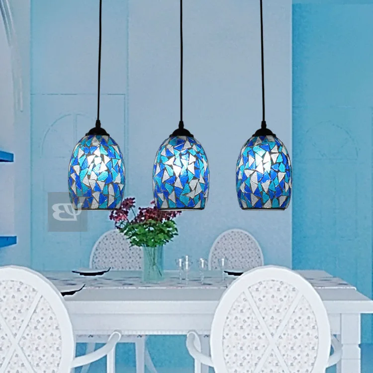 Fashion Multithread Bohemia Mosaic Stained Glass Pendant Light Dining Room Bedroom Hanglamp E27 110-240v Bed industrial lamp
Fashion Multithread Bohemia Mosaic Stained Glass Pendant Light Dining Room Bedroom Hanglamp E27 110-240v Bed industrial lamp