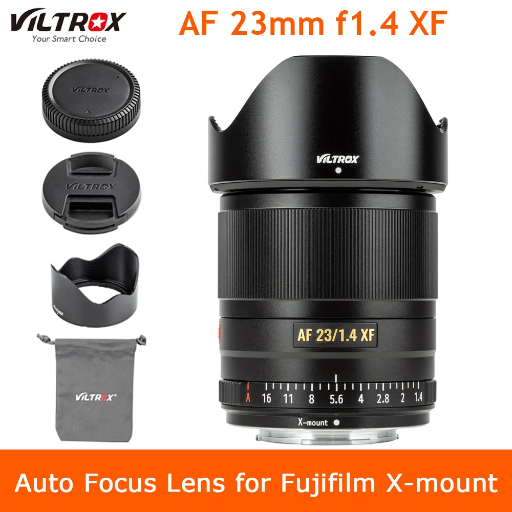 

VILTROX 23mm f1.4 XF Auto Focus lens APS-C Compact Large Aperture Lens for Fujifilm X-mount Camera X-T3 X20 T30 X-T20 X-T100
