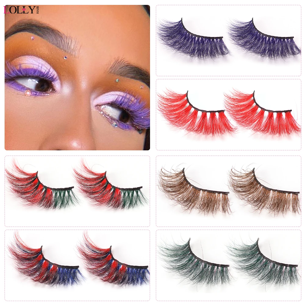 5D Mink Hair False Eyelashes Natural/Thick Long Eye Lashes Wispy Makeup Beauty Extension Tools For Black Women Colored Eyelashes
5D Mink Hair False Eyelashes Natural/Thick Long Eye Lashes Wispy Makeup Beauty Extension Tools For Black Women Colored Eyelashes