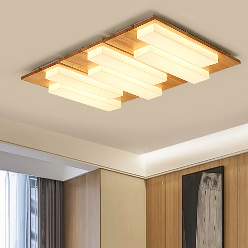 Nordic living room ceiling lamp solid wood creative minimalist modern atmosphere living room wooden ceiling lamp
Nordic living room ceiling lamp solid wood creative minimalist modern atmosphere living room wooden ceiling lamp