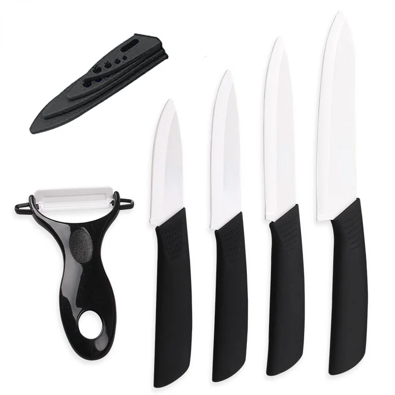 Ceramic Zirconia Kitchen Knife Set Ceramic Knife 3 4 5 6 Inch Peeler Covers for Meat Bread Fruit Knives Set
Ceramic Zirconia Kitchen Knife Set Ceramic Knife 3 4 5 6 Inch Peeler Covers for Meat Bread Fruit Knives Set
