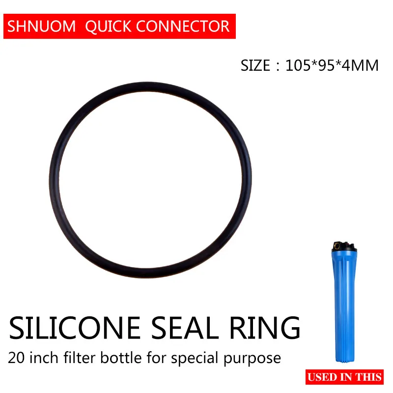 20 Inch Filter Bottle Sealing Ring O-ring Rubber Water Purifier Leather Ring Thickened 105*95MM * 4MM Waterproof Leak Proof
20 Inch Filter Bottle Sealing Ring O-ring Rubber Water Purifier Leather Ring Thickened 105*95MM * 4MM Waterproof Leak Proof