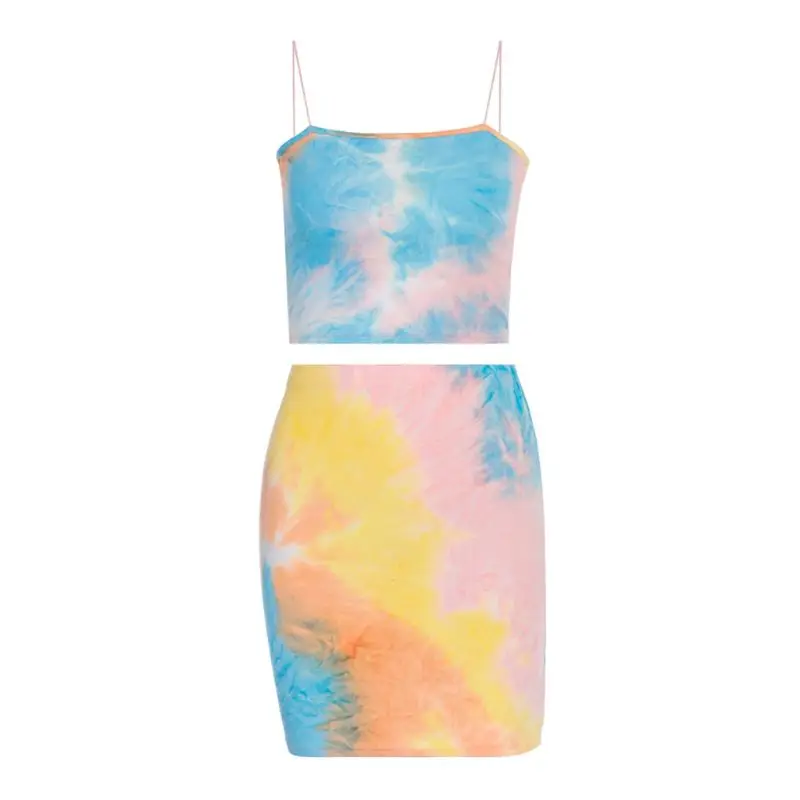 Women Gradient Tie-Dye 2Pcs Outfit Camis Crop Top Bodycon Mini Skirt Clubwear F42F
Women Gradient Tie-Dye 2Pcs Outfit Camis Crop Top Bodycon Mini Skirt Clubwear F42F