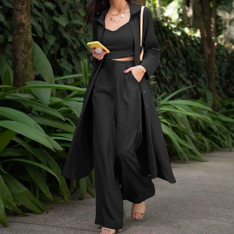 3 piece set women three piece set women outfit long sleeve o-neck women clothes matching sets female summer women's suits
3 piece set women three piece set women outfit long sleeve o-neck women clothes matching sets female summer women's suits