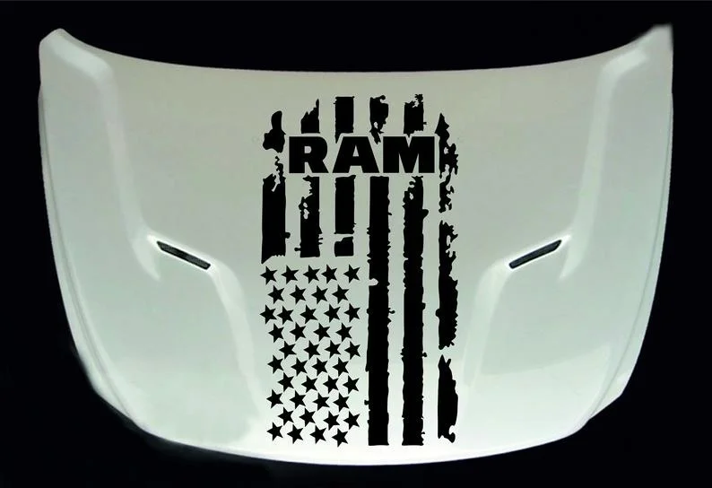 DODGE RAM 1500 2500 3500 - 1x Hood Stripe Graphics Vinyl Hood Decal Racing Sticker Flag Logo
DODGE RAM 1500 2500 3500 - 1x Hood Stripe Graphics Vinyl Hood Decal Racing Sticker Flag Logo