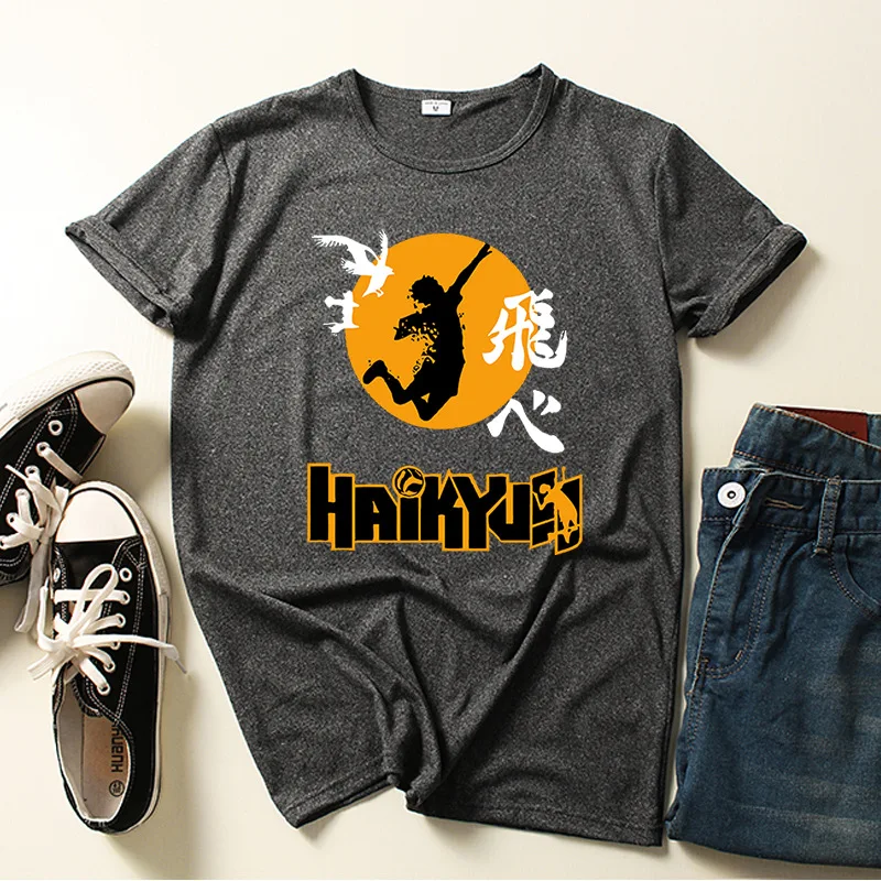 Men's Summer Loose Men's/Women's T-Shirt Leisure Short Sleeve Japanese Anime Volleyball Junior T-Shirt Tops
Men's Summer Loose Men's/Women's T-Shirt Leisure Short Sleeve Japanese Anime Volleyball Junior T-Shirt Tops